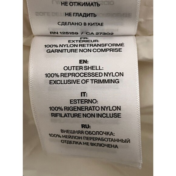 NWT Soia & Kyo Women's L Deanna Down Puffer Vest Coat Cream Winter Outdoors Lux - Picture 12 of 12